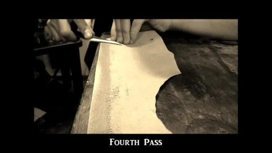 Bookbinding 101 - Paring Leather (with Japanese Steel)