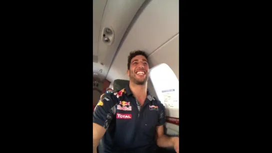 Ricciardo's special flight home