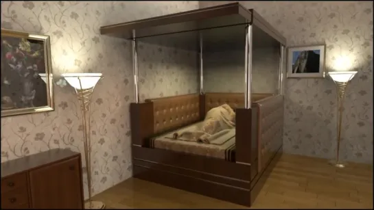 Кровать сейсмозащитная.   Anti-EarthQuake Bed