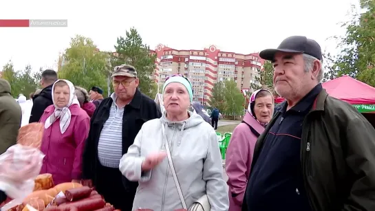 В Альметьевске прошла первая сельскохозяйственная ярмарка сезона