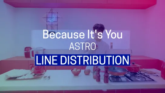 ASTRO - Because Its You (너라서) (Line Distribution)