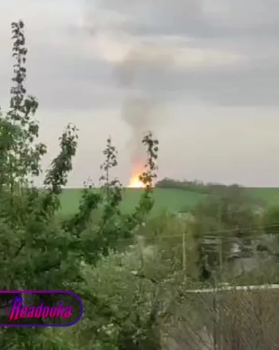 В Харьковской области полыхает трубопровод в районе крупнейшего на Украине газового месторождения