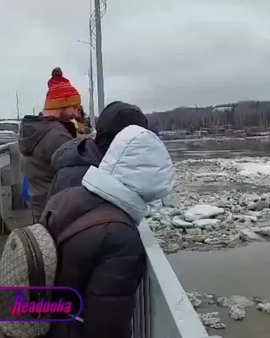 В Томске река Томь размыла местную дорогу и дамбу