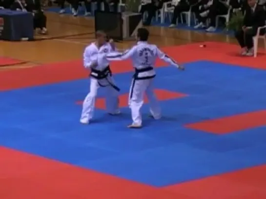 Final Traditional Sparring at Taekwon-Do ITF European Championship Benidorm 2009 Italy Team