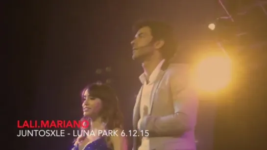 Lali y Mariano (Esperanza Mia - Luna Park 6.12.15)