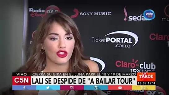 Lali Espósito se despide de “A Bailar Tour”