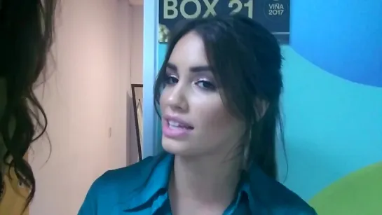 LALI ESPOSITO SALUDA A SUS FANS DESDE #VIÑA2017 Entrevista de Sofia Saavedra