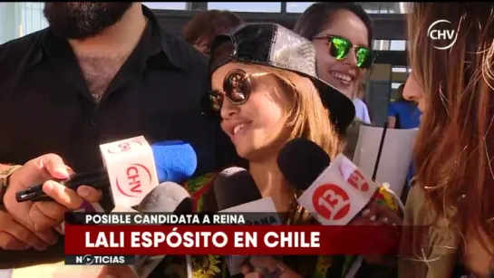 Lali Espósito llegó a Chile como jurado y cantante en Viña