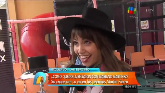 Nota de Lali en Intrusos 19/05/2016