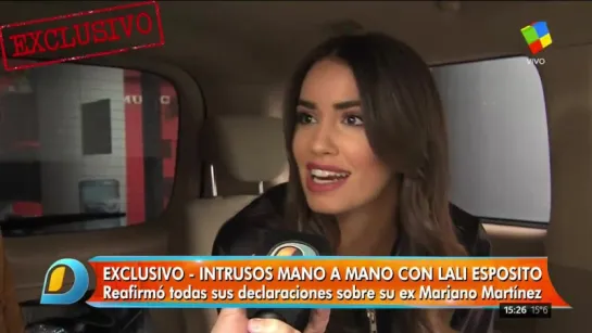 Lali Esposito vuelve a liquidar a Mariano Martinez: "con el no pase momentos felices, es así"