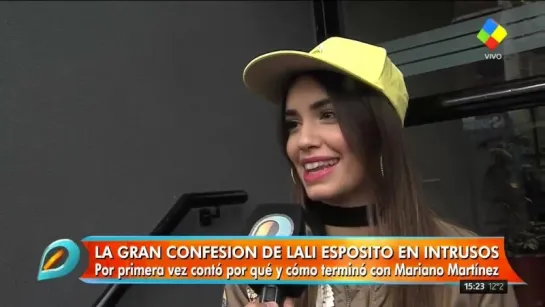 Lali Esposito cuenta por primera vez los motivos por el cual se separo de Mariano Martinez