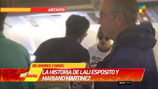 Lali Espósito y Mariano Martínez, uno de los culebrones del año que se nos va