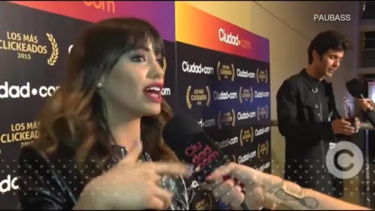 Lali Espósito en Los Más Clickeados 2015 y su romance con Mariano Martínez: "Es un divino, estoy fascinada con que lo hayamos co