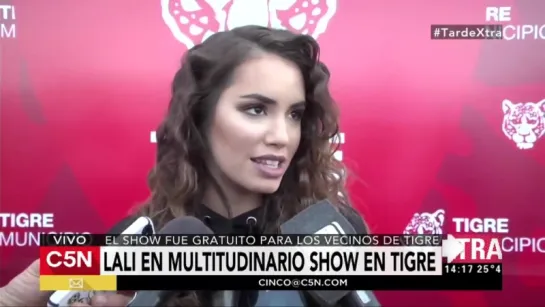 C5N - Tarde Xtra: Lali Esposito en el festival de Tigre