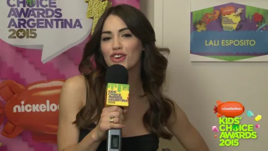 Lali Espósito - Kids' Choice Awards Argentina 2015 - Mundonick Latinoamérica