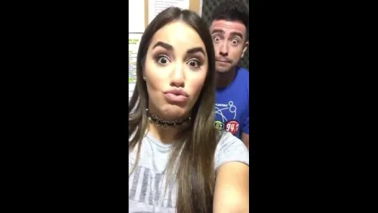 Que tal @laliespos en la cabina de #LaEstaciónMásCompleta con nuestro querido @miguelrechy