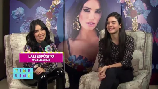 #TIMELINE ¡Mira! la entrevista con la guapísima @laliespos presentando #100grados 🔥🔥con @solangeromero_o