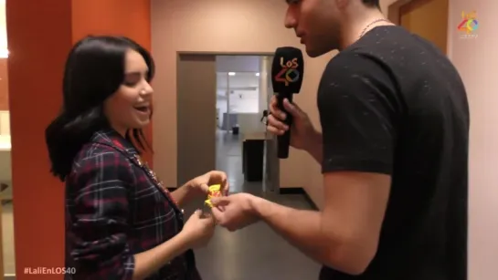 Backstage Lali en LOS40 Básico - Parte 1