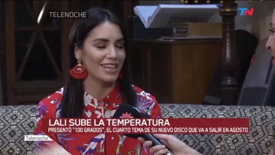 Lali habló de su nueva canción, "100 grados"