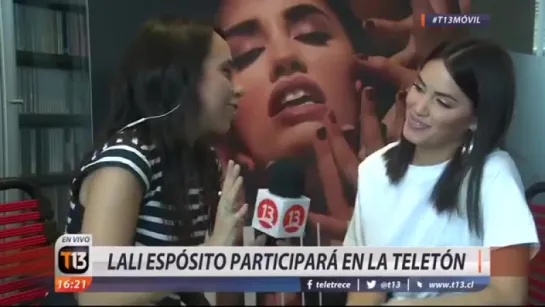 📡🎶 ¡Estamos con Lali Espósito! María Jesús Muñoz conversa con la cantante argentina en su paso por Chile para participar de la T