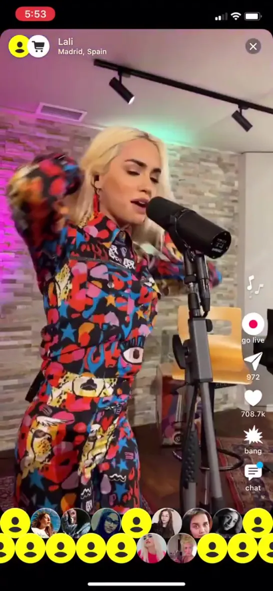 Show de Lali Esposito en Be App