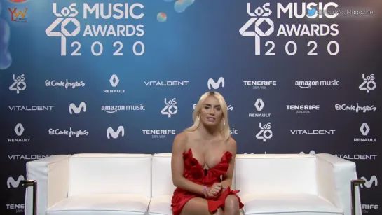 LALI ESPÓSITO 🤝 NETFLIX  Las DOS SERIES donde LE ENCANTARÍA tener un PAPEL ¦ Los40 Music Awards 2020