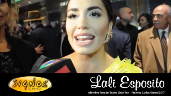 Nota con Lali en los #PremiosGardel2017