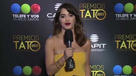 Lali agradece por su premio Tato