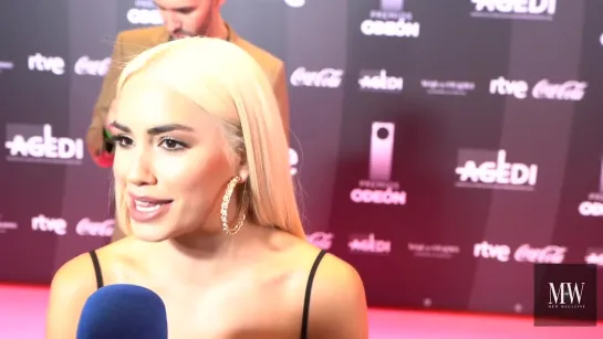 Lali Espósito en los Premios ODEÓN 2020