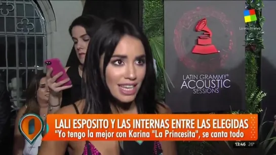 @LaliEspos habló con @TinchoRojas para @Intrusos sobre LAS INTERNAS QUE EXISTEN ENTRE LAS ELEGIDAS que cantaron en el Colón y ta