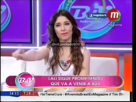 Lali Espósito y la promesa para BdV