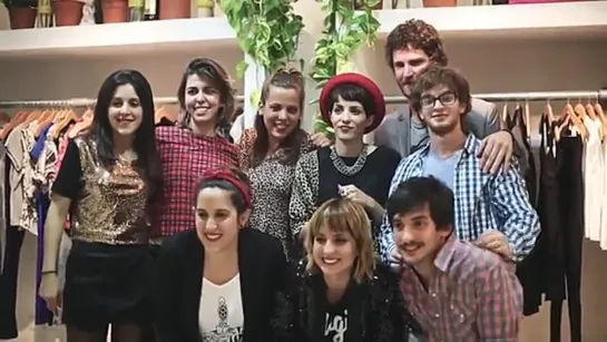 Lali en local de SOFIA CAPUTO