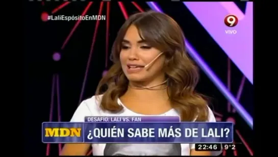 Lali Espósito en Mejor de Noche 02/08/2016