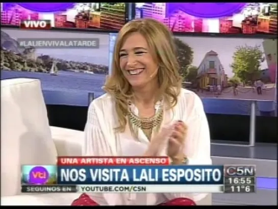 C5N - VIVA LA TARDE: LA VISITA DE LALI ESPOSITO