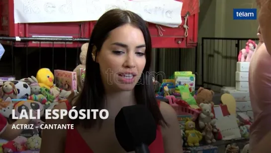 Lali Espósito junto a Red solidara protagonizan una campaña solidaria