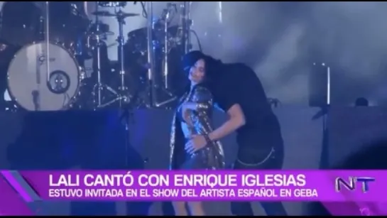 La reacción de Lali Espósito cuando Enrique Iglesias se puso "cachondo" en el escenario