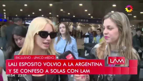 Lali Espósito explicó por qué no iría con su novio al living de Susana con su novio