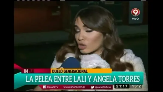 Los detalles de la pelea entre Lali y Ángela Torres