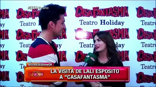 Lali Esposito celosa de Pedro - Nota en EEES (29-12-14)