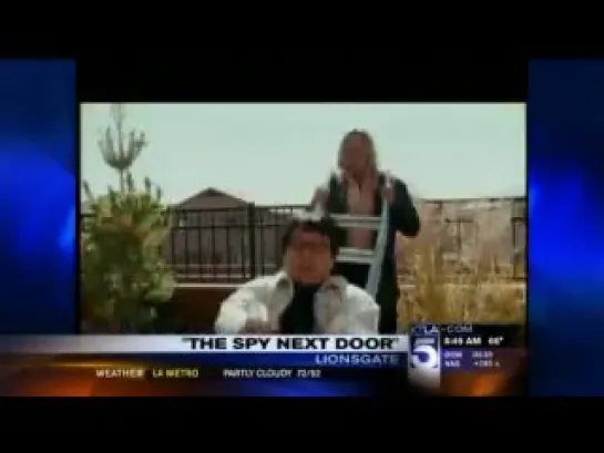 Jackie Chan 'Slaps Around' KTLA's Jessica Holmes 2010