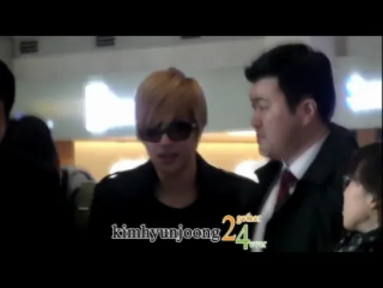 Kim Hyun Joong Arrives At Seoul From Shenyang