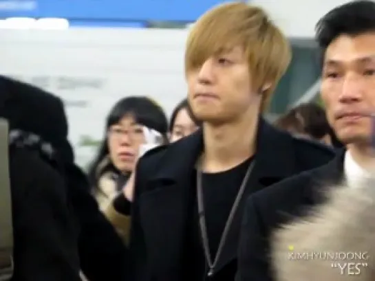 Kim Hyun Joong Departure at Incheon