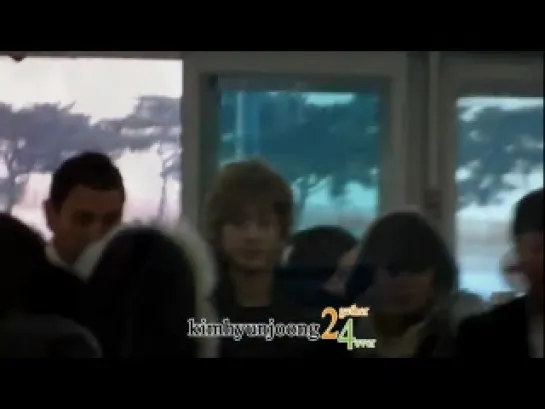 Kim Hyun Joong Leaving Korea. Incheon airport