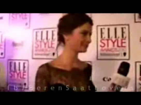 Beren Saat - Elle Style Awards 2010 //