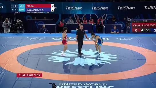 GOLD FS - 61 kg_ D. FIX (USA) v. A. MAGOMEDOV (RWF)