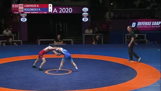 GOLD FS - 61 kg_ B. LOMTADZE (GEO) v. A. BOGOMOEV (RUS)