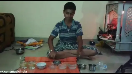 Indian National Anthem On Jaltarang By Young Boy