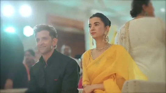 A glimpse of Saba and Hrithik at Ira and Madhu’s wedding ceremony. Courtesy Vaibhav Singvi - - HrithikRoshan