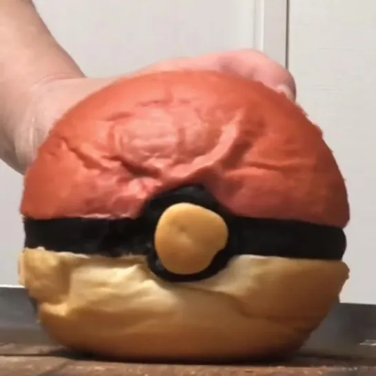 Pokeball bread