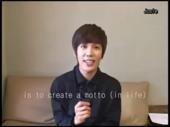 Jung Min's Congratulating Message for 'Coming of Age Day' (eng sub)